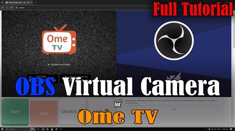 lambingan sa ometv|How to connect Obs virtual camera to ome tv .